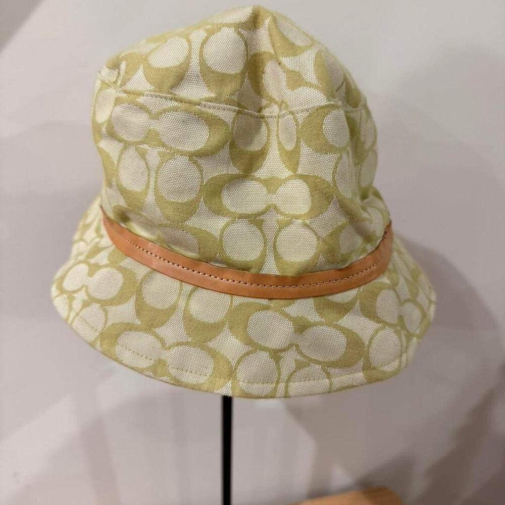 Vintage Y2K Coach Signature Bucket Hat